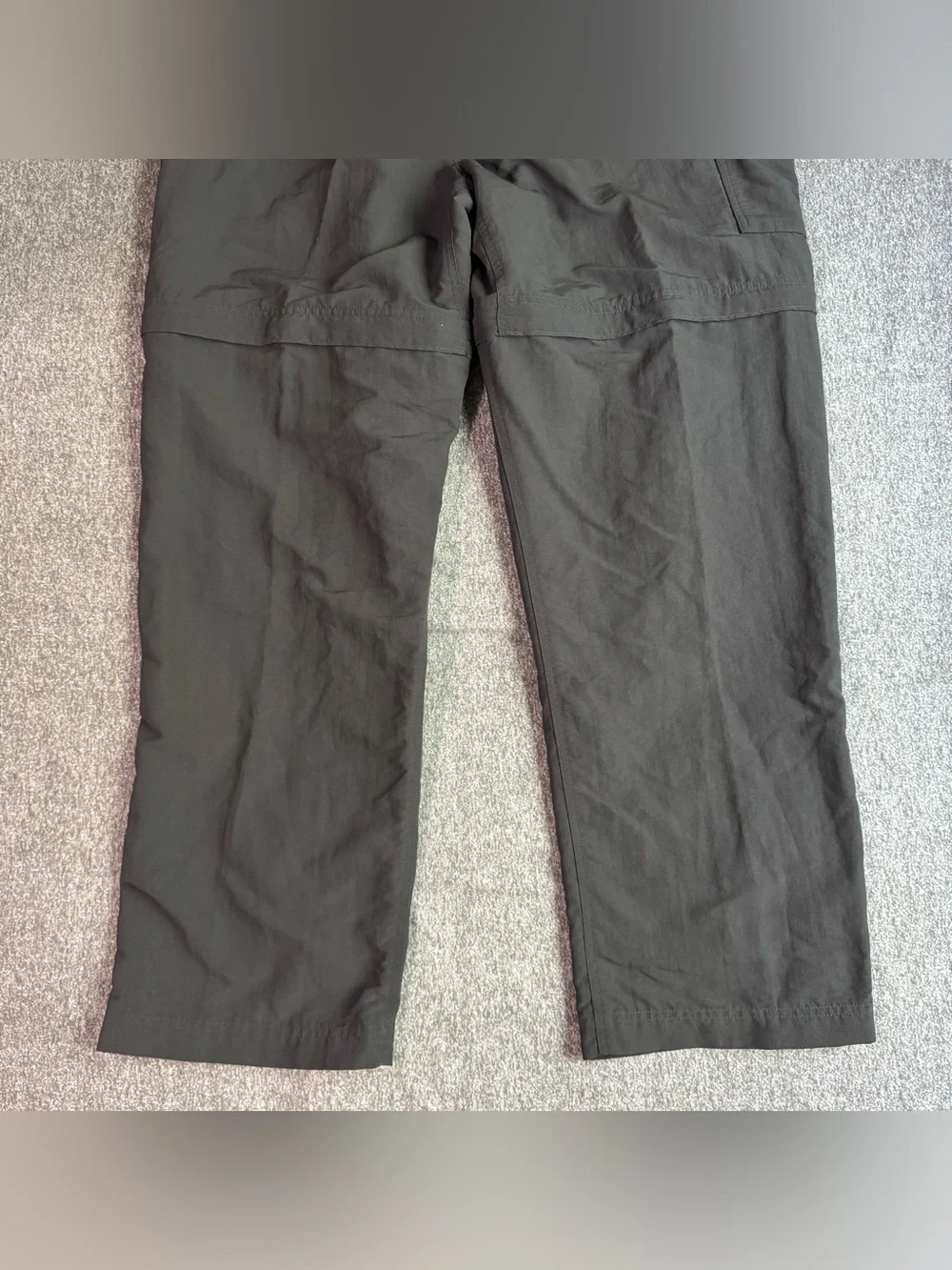 North Face Paramount Peak Convertible Cargo Pants/Shorts Mens XL Dark Grey A146